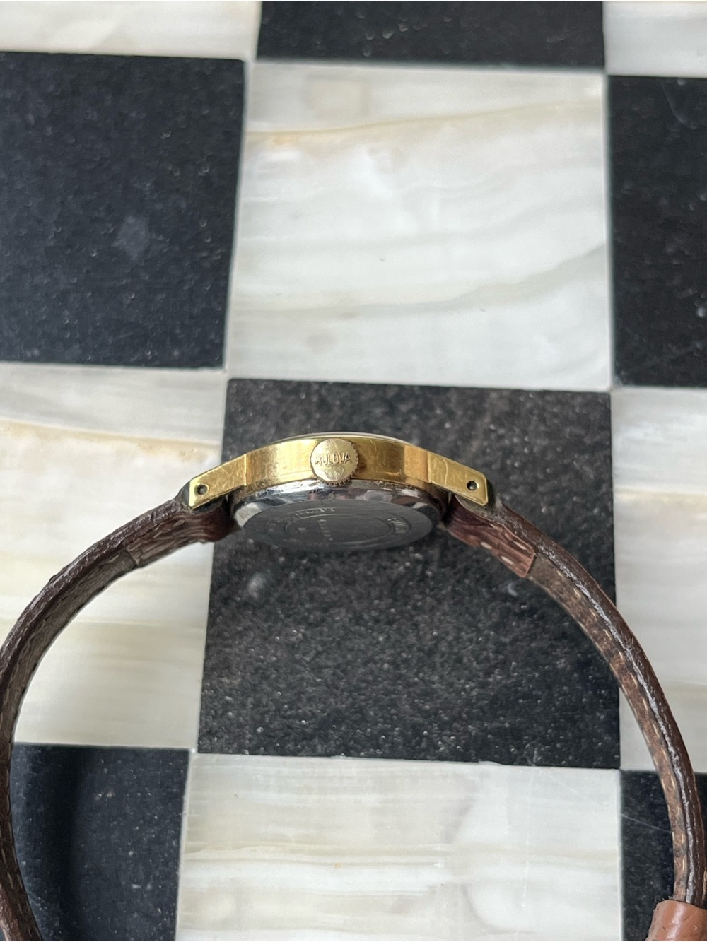 Womens Bulova Mechanical Watch 17 Jewels 21mm Vintage Electroplated Gold Working - Picture 2 of 5